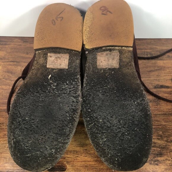 UGG Men's SZ 11.5 Leighton Leather Suede Chukka‎ Boots Mauve Dark Purple 1005487 - Picture 9 of 9